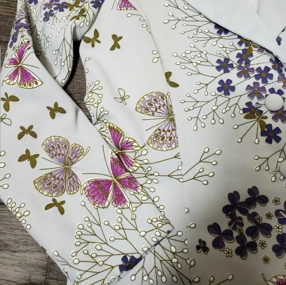 Vintage Alfred Shaheen Polyester Blazer - Picture 3 of 8